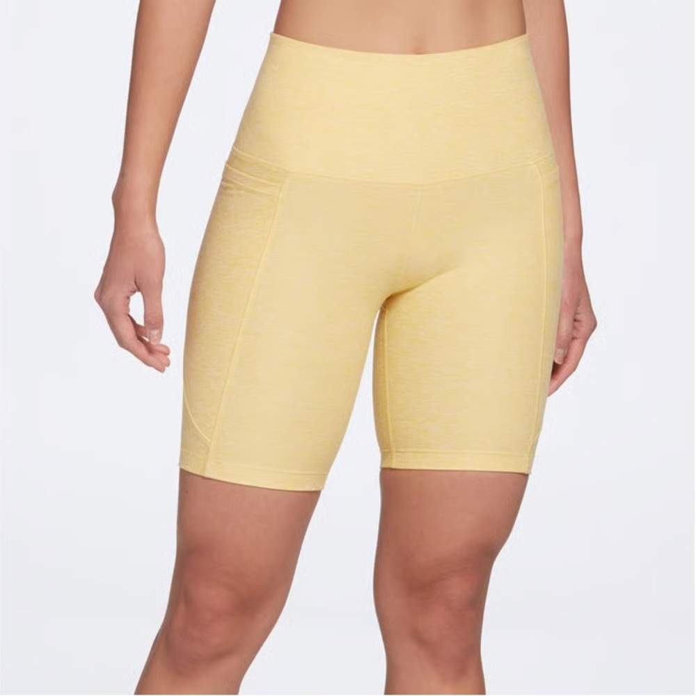 CALIA by Carrie Underwood Yellow Bike Shorts